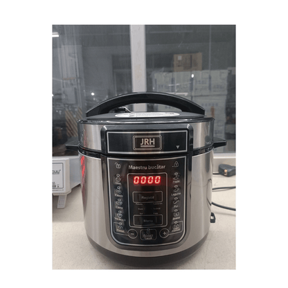 oala electrica sub presiune 6l, 900W, 15 programe, negru-argintiu