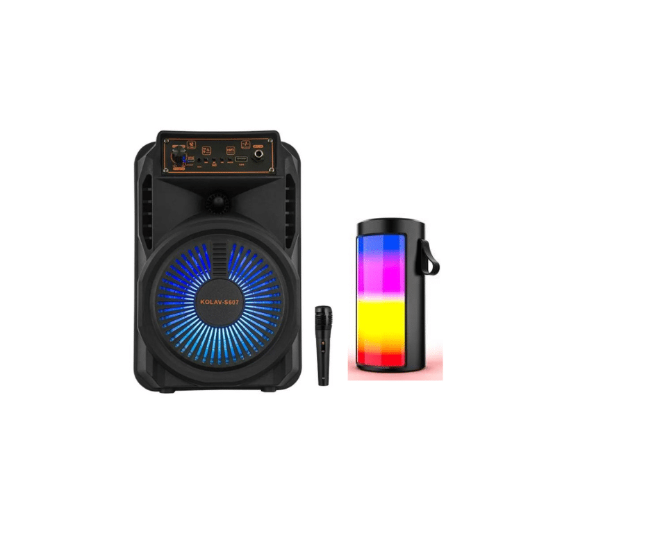 oferta boxa jrh s6 100w bluetooth microfon + boxa portabila cadou