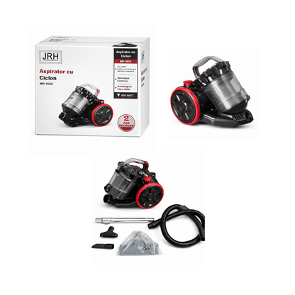 Aspirator electric cu fir fără sac 800W, capacitate 2L, cu accesorii incluse
