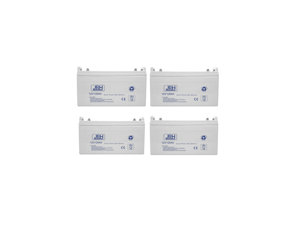 Set 4 Acmulatori JRH 120ah 12v, pentru ups sau panouri solare pachet 48v