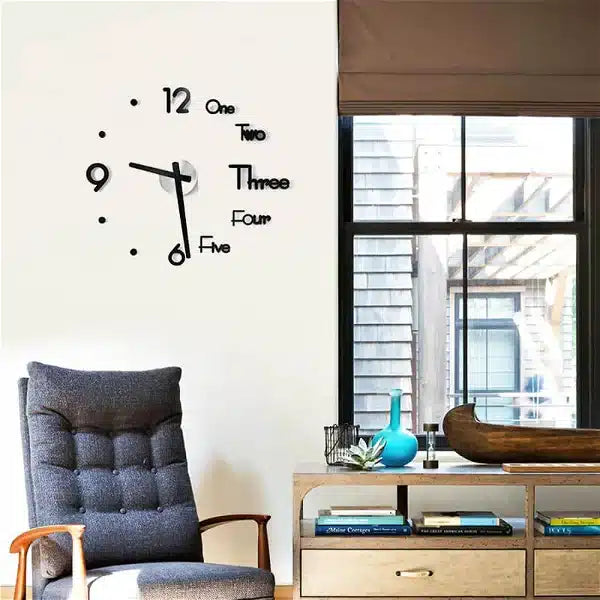 Un ceas de perete unic care atrage atenția și luminează casa! 70×120 cm