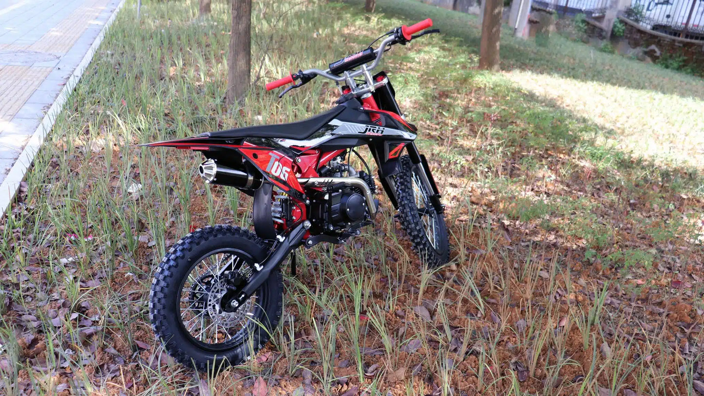 MotoCross OFFROAD 125cc Dirt Bike jrh sports rosu