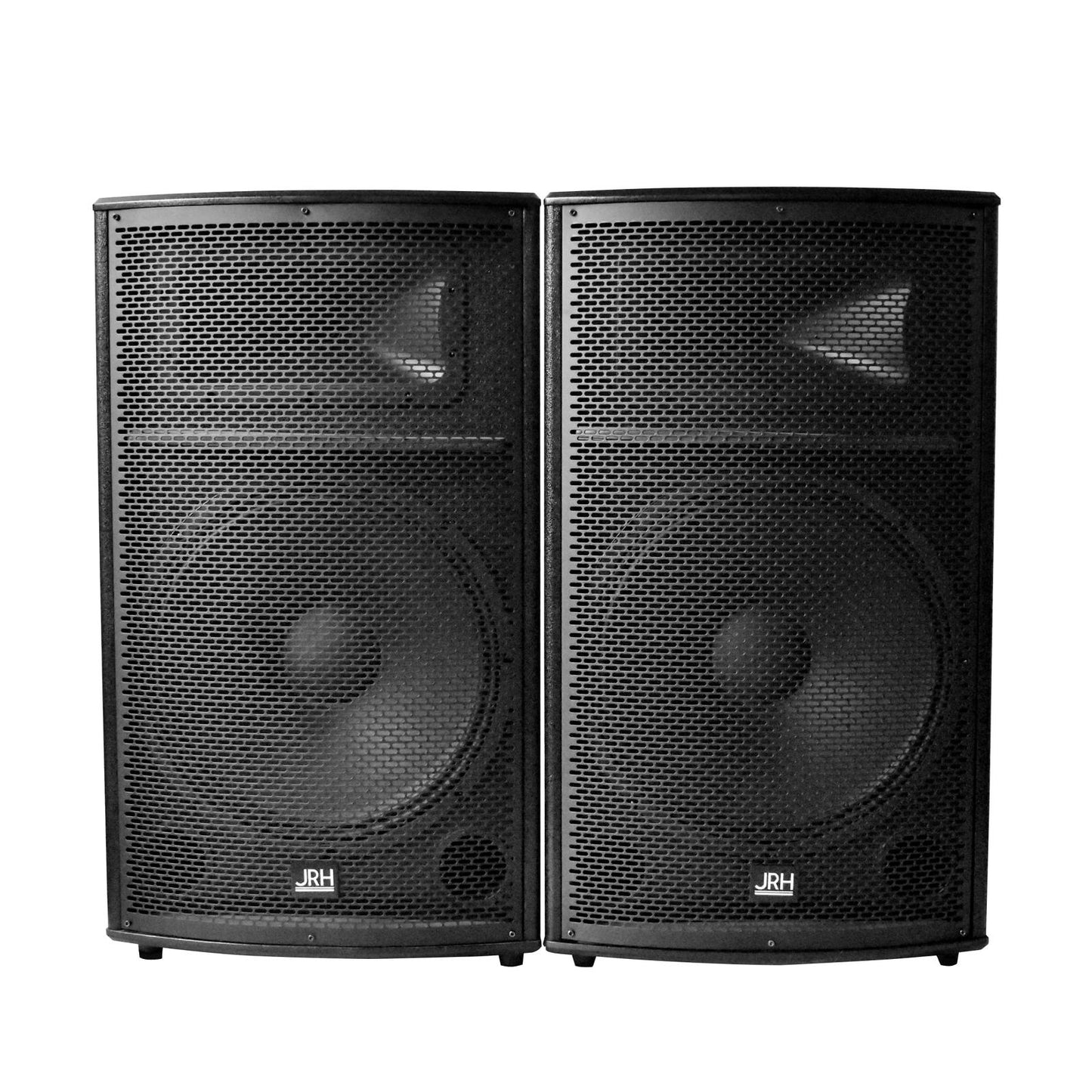 Set Boxe Active Profesionale ,JRH 2012DS , Putere 600 W , 7 Band Graphic Equalizer, Microfoane Wireless, Conectivitate Bluetooth 2 microphone fara fir si telecomanda