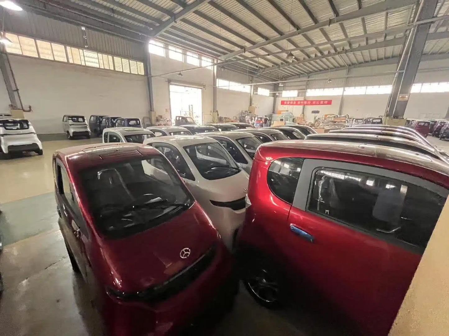Mașină Electrică Fără Permis JRH 2000W, 60V/80Ah, Autonomie 60 km, ECO 25 km/h, Viteză Max. 45 km/h, 3 Locuri, Omologată Drum Public