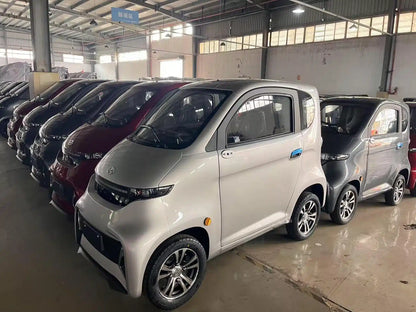 Mașină Electrică Fără Permis JRH 2000W, 60V/80Ah, Autonomie 60 km, ECO 25 km/h, Viteză Max. 45 km/h, 3 Locuri, Omologată Drum Public
