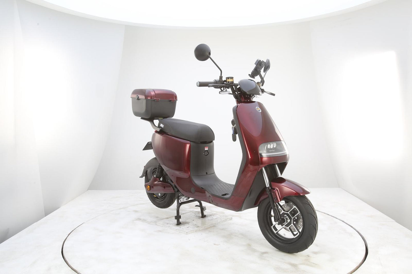 Scuter Electric rosu 48V 30Ah 900W – Viteză 25 km/h, Autonomie 90 km