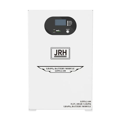 Baterie Solară LiFePO4 JRH 5.12 kWh, 51.2V, cu Display si bms