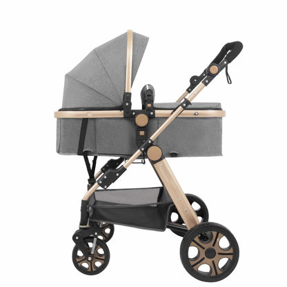 Carucior litle bird , cu suspensii , GRI 2in 1 transformabil landou-sport