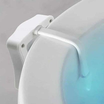 Lampa LED pentru toaleta cu senzor de miscare multicolora