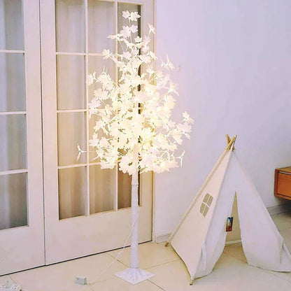Copac Decorativ Iluminat cu 200 LED-uri, 180 cm Inaltima, Lumina Calda