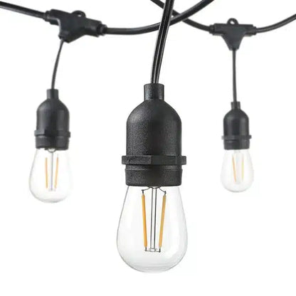 Ghirlanda luminoasa pentru gradina 10m, lumina calda (3000 K), protectie IP44, 10 becuri LED exterior