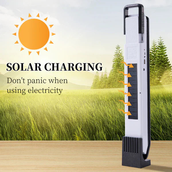 Pachet 4x Lampi Solare Camping cu Suport Reglabil, Incarcare USB & Panou Solar – Rezistente la Apa, Autonomie Lunga