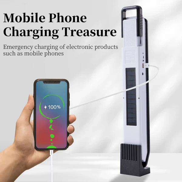 Pachet 4x Lampi Solare Camping cu Suport Reglabil, Incarcare USB & Panou Solar – Rezistente la Apa, Autonomie Lunga