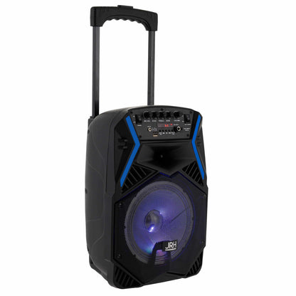 Boxa portabila tip troler JRH A81, 1800 mAh, USB, microfon wireless.