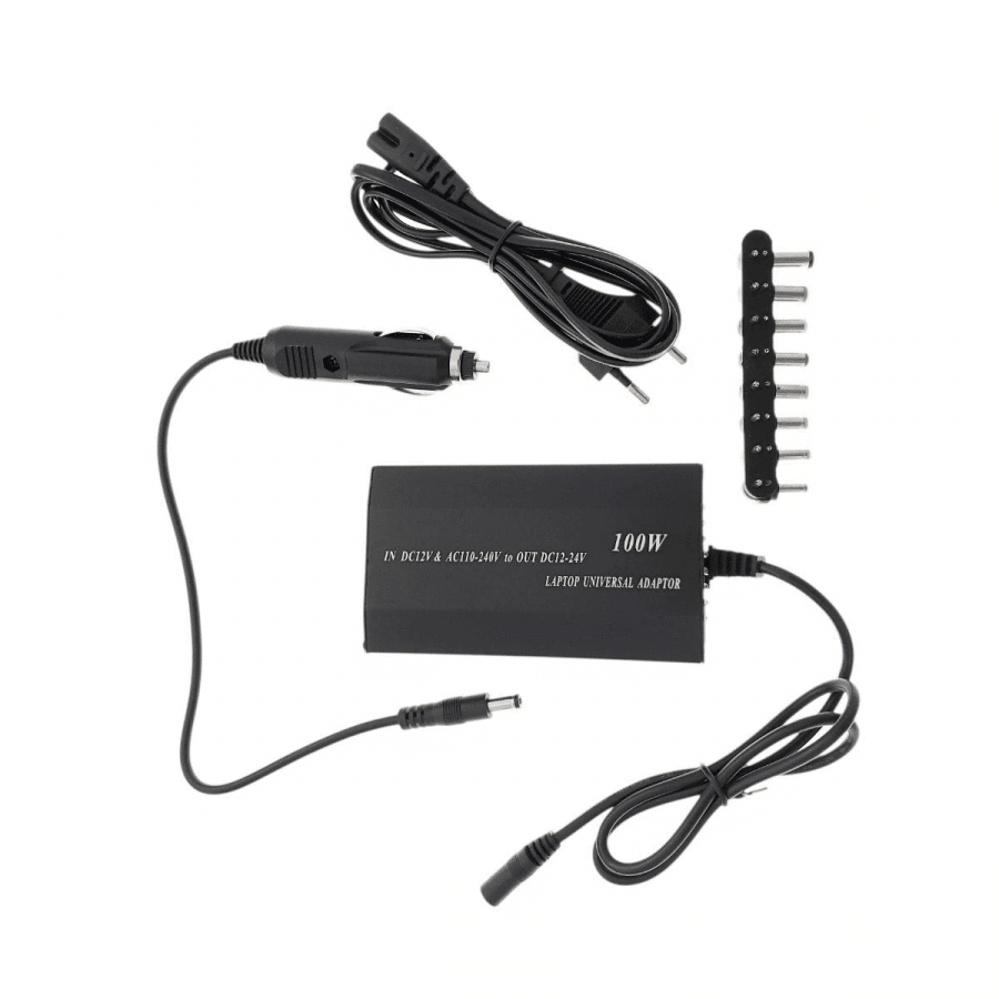 Incarcator universal de laptop cu priza auto – 100W