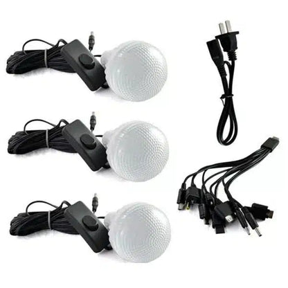 Lampa Solara Kit Solar Camping GDlite, 3 becuri LED