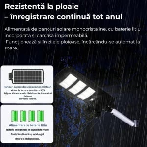 PACHET LAMPA SOLARA XL 4G + 2 Lampi Solare cu Senzor + Card 128 GB + Cartela YOXO