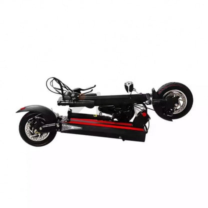 Trotineta electrica T13, viteza 50km/h autonomie 30-40 km , leduri RGB, Negru jrh