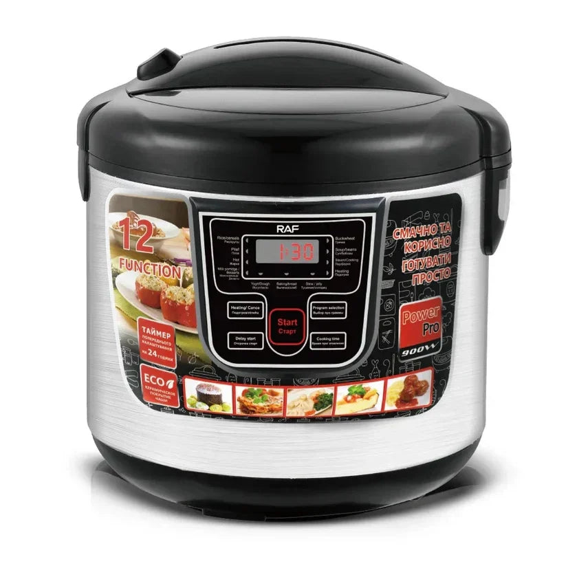 Oala Multifunctională 6L, 900W, 12 Programe Predefinite, Control Digital