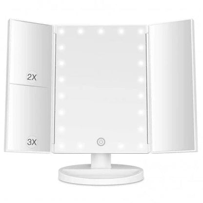 Produs unic  Oglinda cosmetica LED extensibila, buton tactil
