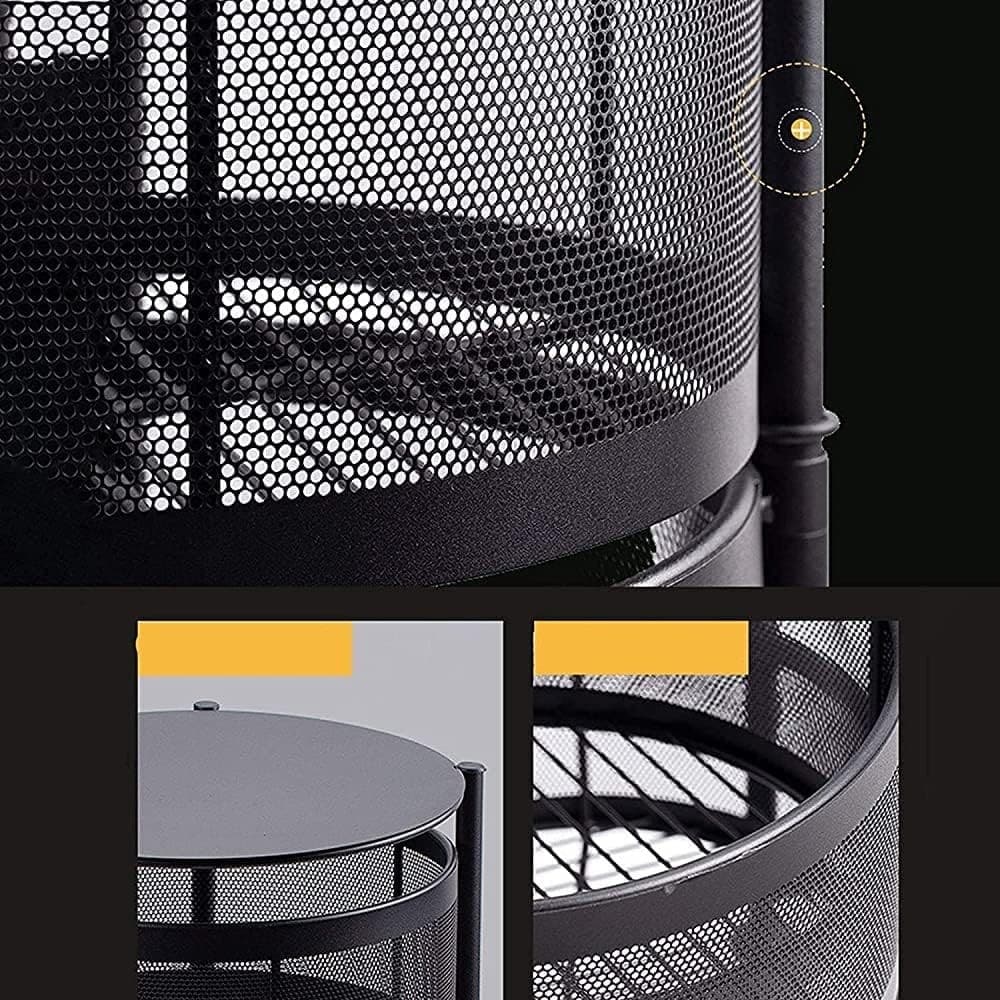 Raft bucatarie mobil cu 4 sertare rotative, organizator legume, organizator bucatarie