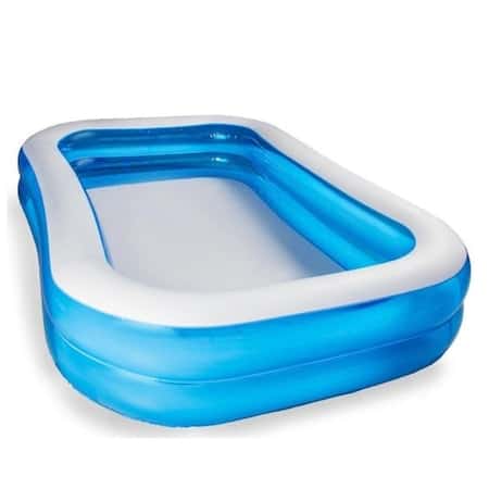 Piscina gonflabila JRH, 201 x 150 x 51 cm, 2 inele family pool XXL exterioara
