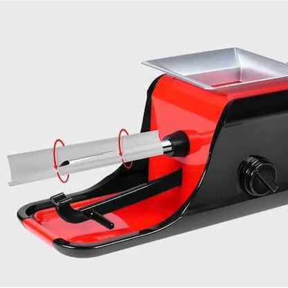 Aparat Electric Profesional de Facut Tigari JRH, Injector de Tutun, Design Ergonomic, Accesorii Incluse, Compact, Culoare Rosu Negru