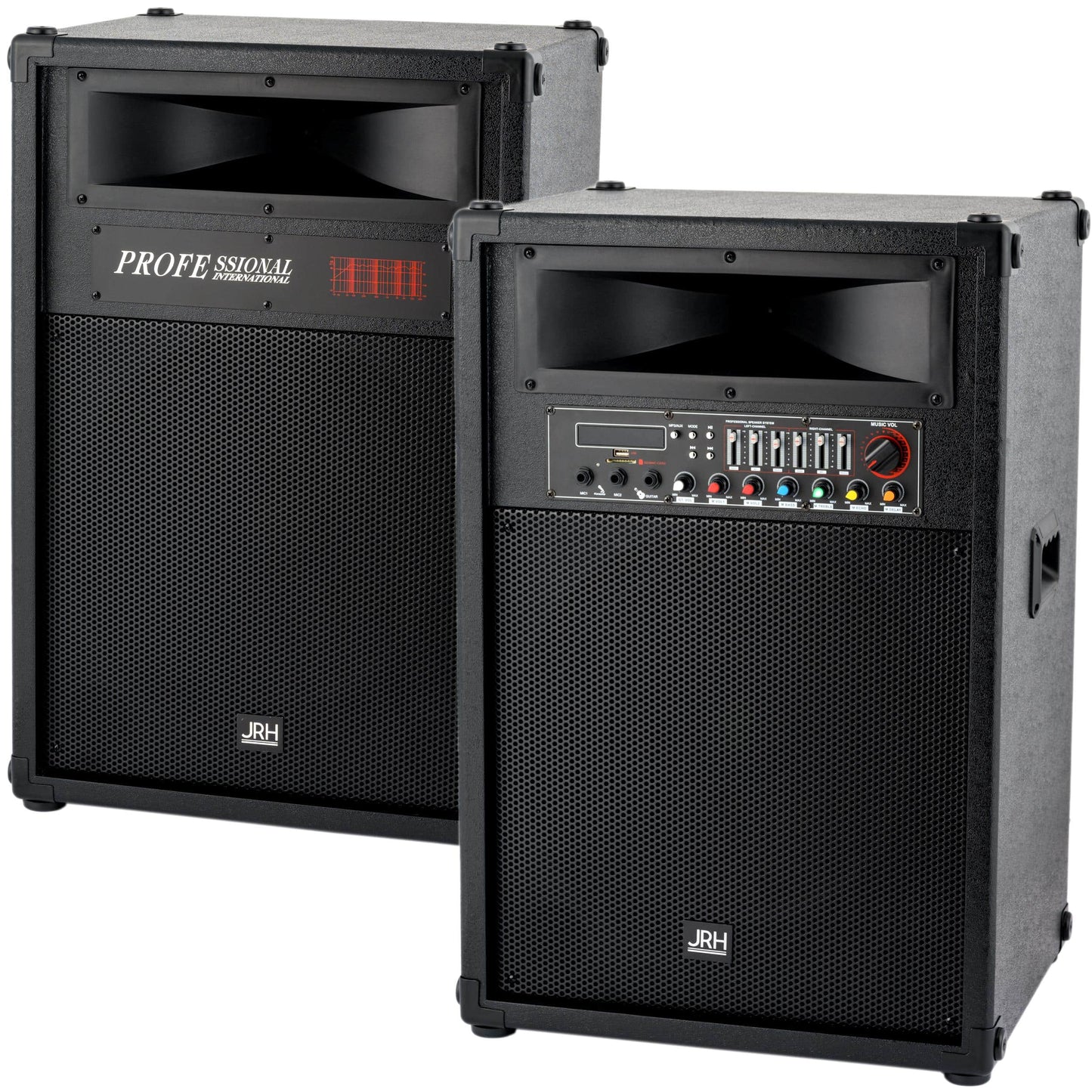 Set boxe JRH 2035 profesional ,13 equlizator. microphone si telecomanda