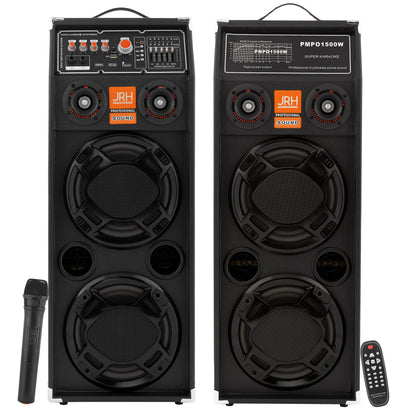 Set boxe active JRH 2321A Microphone wireless 600w