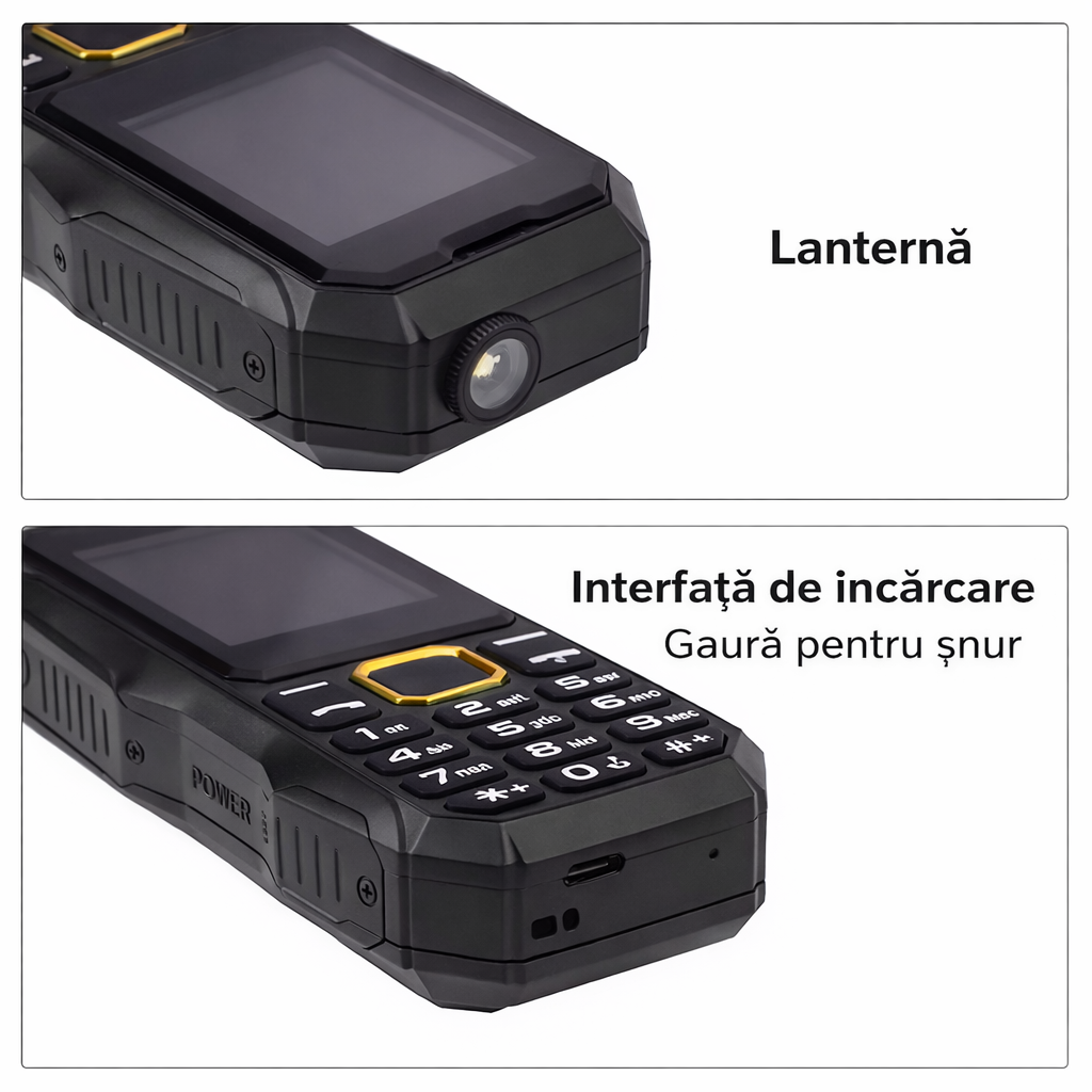 TELEFON ANTI SOC - REZISTENT LA ORICE! + CARTELA SIM CADOU