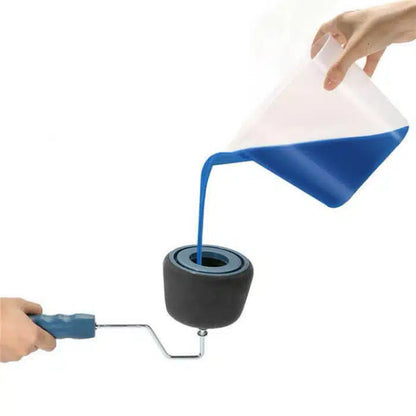 Trafalet Paint Roller Profesional cu umplere + rezervor recipient,brat extensibil