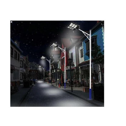 Lampa Solară Dublă 1000W cu LED-uri Generație Nouă, IP67, Telecomandă, Autonomie 14h